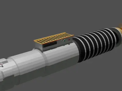 Star Wars Lightsaber--Luke Free low-poly 3D model