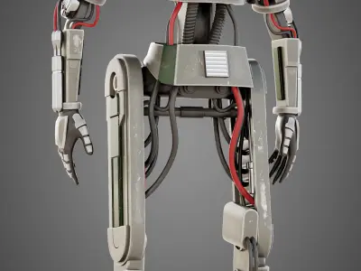 Star Wars L3-37 droid 3D model