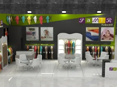 PAMIR Exhibition Stand 3D model