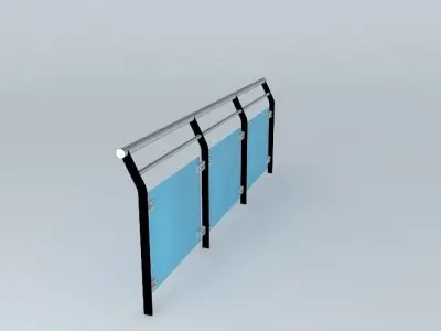 Baranda glazed Free 3D model