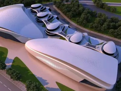 Commercial Complex 1 3D model