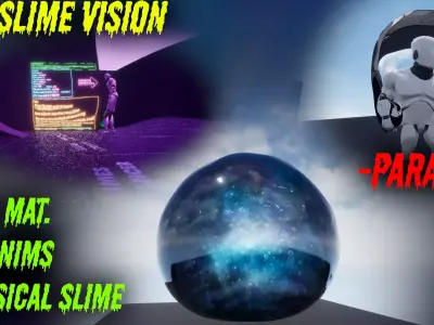 BigBlob the slime Low-poly 3D model