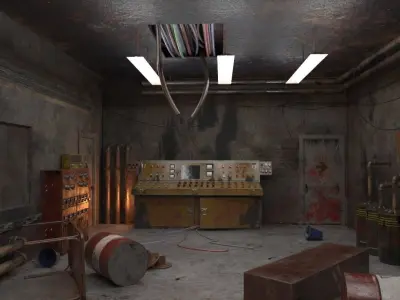 Control Room 3D model