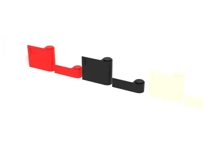 Lego Doors Set 3D model