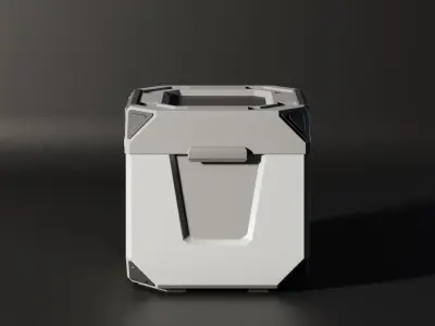 Sci Fi Cargo Container 1 3D model