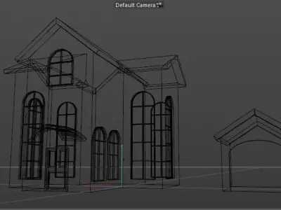 Low poly cartoon house 11 Free low-poly 3D model