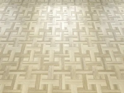 Parquet - Laminate - Wooden floor 2 in 1 Low-poly 3D model 153