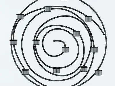 Ornamental Candleholder 3D model