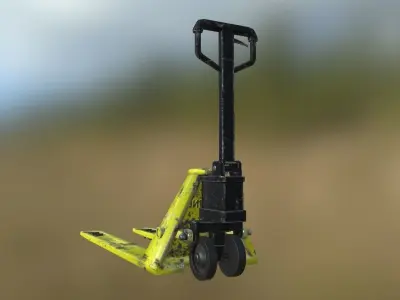 Pallet Truck Low-poly 3D model
