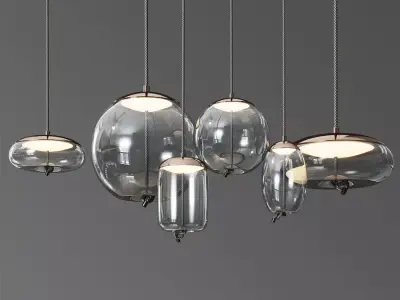 Brokis Knot Small Glass Pendant 3D model