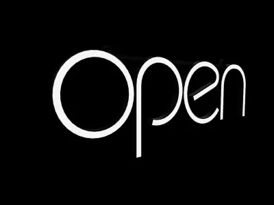 Neon Sign M02 Low-poly 3D model