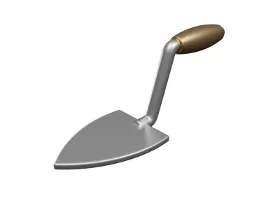 Construction Trowel Low-poly 3D model