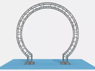 Modular Circular Ring Arch System  3D model