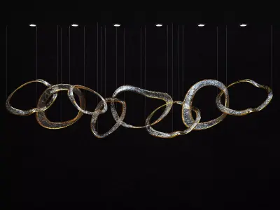 Dining Chandelier  3D model