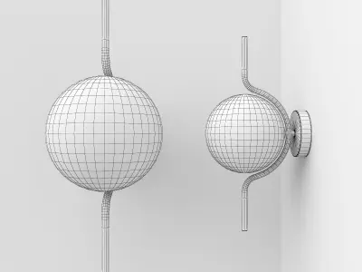 Allie Wall Light 3D model
