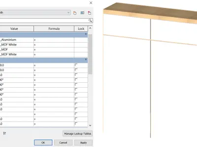 Closet Wardrobe Decor Cabinet 3D model