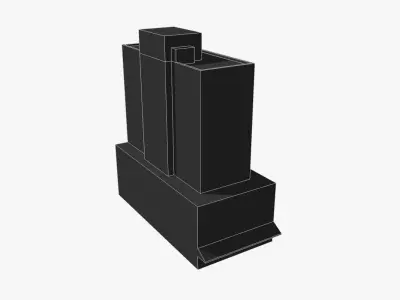 126 Margaret Street Low-poly 3D model