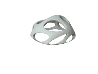 SciFi Cube Object No 55446 Low Poly Shape Low-poly 3D model