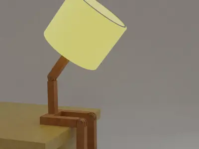 desk lamp Free 3D model