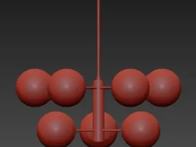 Mitzi Paige 6 Light Chandelier 3D model