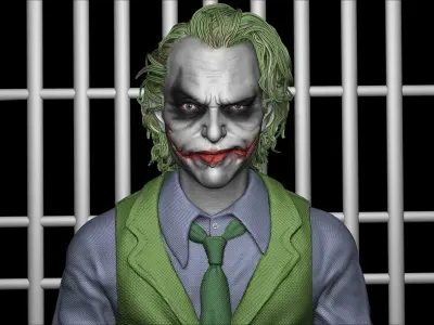 Joker Fan art 3D print model