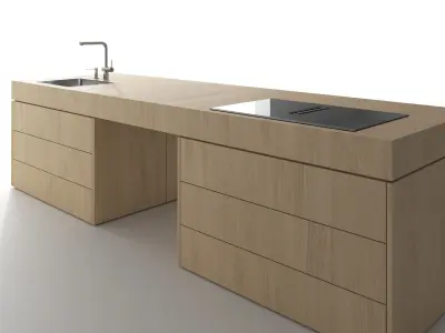 Kitchen set 03 3D model