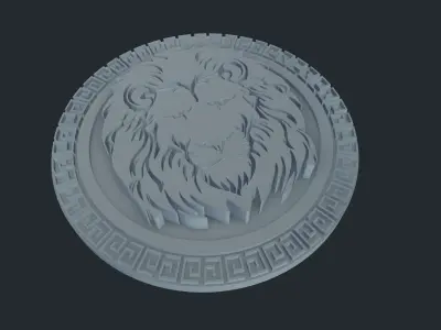 Lion head 3D print model