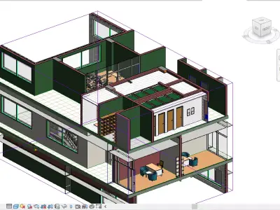 Revit Hospital Project Model 3D model