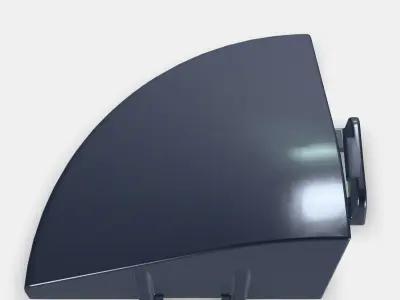 RUNNEN Corner strip outdoor floor decking Low-poly 3D model