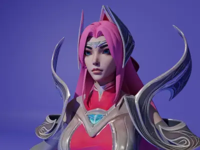 Irelia by Kstudios Low-poly 3D model
