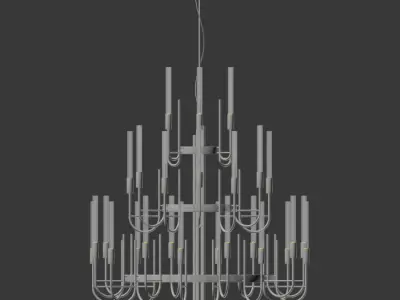 Luxxu Gala Suspension Chandelier 3D model