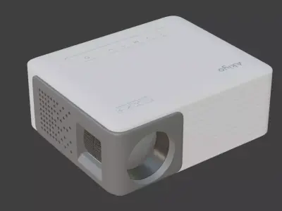 Mini projector akiyo 1080p 3D model