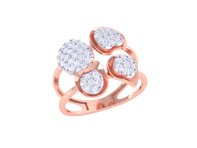 Women Ring MTL 3dm STL OBJ FBX Details 3D print model 36