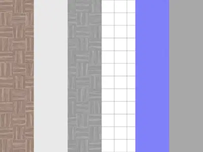 Parquet - Laminate - Wooden floor 2 in 1 3D model order