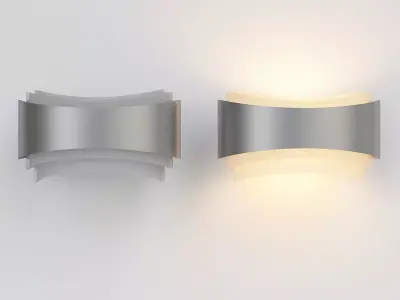 WARP ACCENT WALL SCONCE Low-poly 3D model
