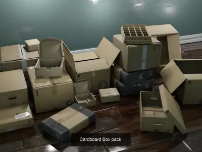 Cyberpunk environment 3D Model Pack