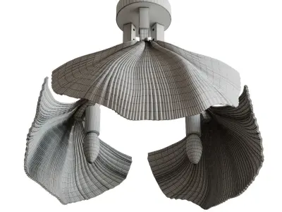 Ginkgo ceiling chandelier 3D model