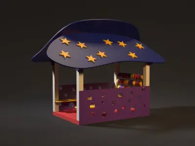 children playhouse 3D model