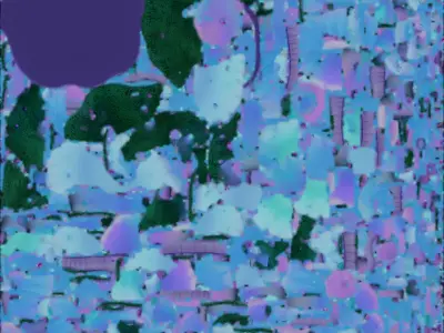 Luminous Mushroom Realm 3D Fantasy Low-poly 3D model