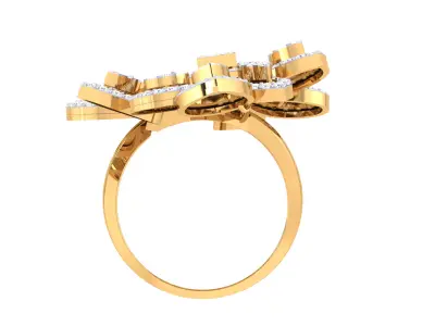  Women Ring MTL 3dm STL OBJ FBX Details 3D print model 57