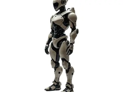 humanoid robot 3D model