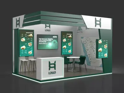Exhibtion Booth Idea 3D model