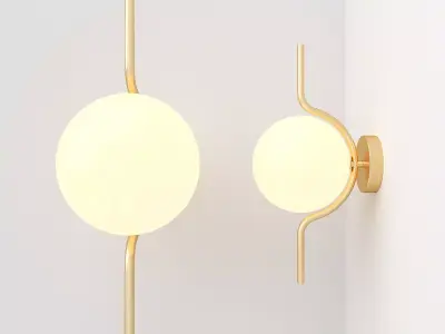 Allie Wall Light 3D model