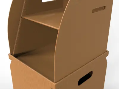 Point of Sale Cardboard Display Stand Texture