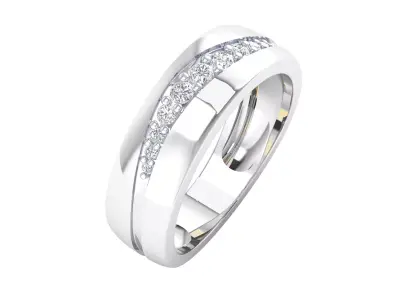 Women Ring Render 3dm STL MTL SLC JCD OBJ FBX Details 3D print model 32
