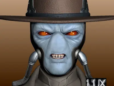 Cad Bane from The Book of Boba Fett 3D print model