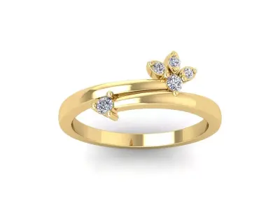 Light weight Diamond Ring 3d model and Render  3D print model purchase