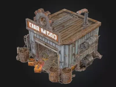 Repair shop  3D model