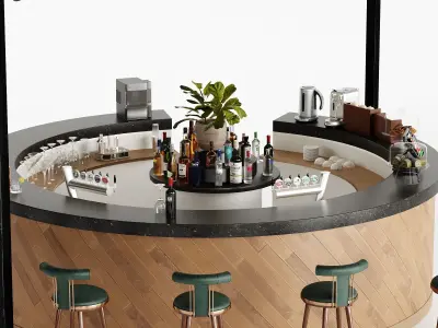 Bar 17 Exterior Bar 2 3D model