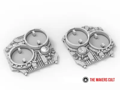 4 arms Dominus Knight conversion part 3D print model